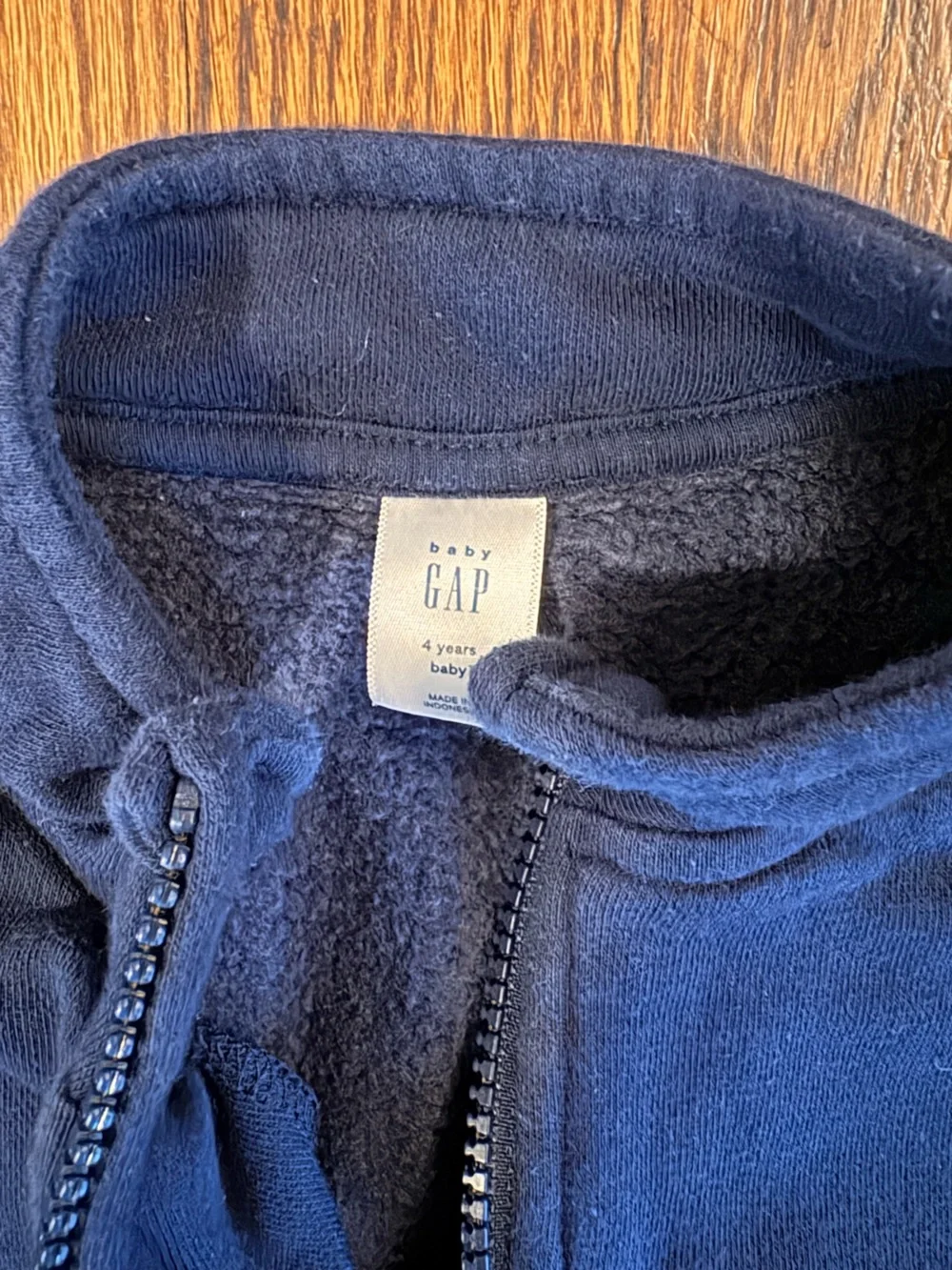 GAP Boy’s Navy Half-Zip Fleece Pullover Sweater Size 4T
